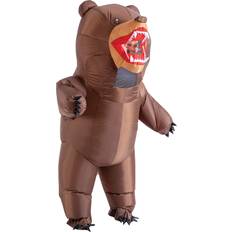 Joyin Inflatable Brown Bear Costume Brown/Red/Beige