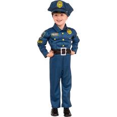 Maskerad Rubies utklädsel barn Top Cop kostym