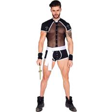 Roma Sexy Men's Sinful Confession Costume Black/White