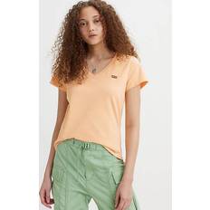 Levi's Perfect V Neck Tee Orange Almond Cream