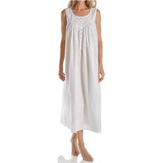 White Nightgowns Eileen West Ballet Nightgown Sleeveless White