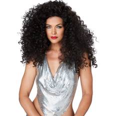 Women Long Wigs California Costumes Brunette Disco Diva Women's Wig