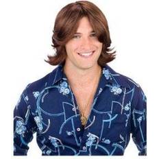 Cheap Short Wigs Fun World Men's Ladies Man Brown Wig, Standard