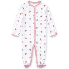 Polo Ralph Lauren Baby Girls Bear-Print Cotton Coverall White Multi 6 Months