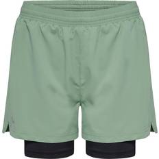 Newline løbeshorts Newline hummel 2-i-1 løbeshorts nwlDALLAS Grøn Dame