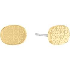 Calvin Klein Bijoux Calvin Klein ICONIC Boucles d'oreilles ct. Acier inoxydable plaqué or 35000400 Femme Gold