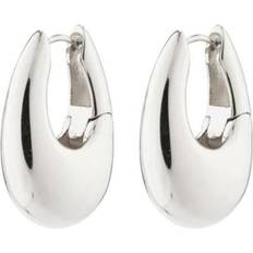 Pilgrim Autumn Chunky Retro Hoops - Silver