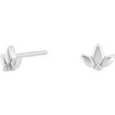 Nordahl Andersen Joanli Lunanor Rodinerat Silver Stiftörhängen Med Zirconia 30453830900