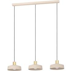 B - Stål Pendellampor Eglo Valdiola 3-Light Beige Taklampa Pendellampa