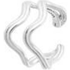 Pernille corydon double wave Pernille Corydon Double Wave Ear Cuff - Silver