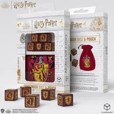 Rollespil terninger Q Workshop Harry Potter Dice Set Gryffindor Dice & Pouch Set 5