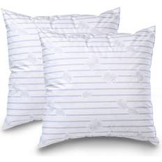 Textiles Blanreve Lot De 2 Oreillers Plumes 60x60 cm Oreiller en Fibre (60x60cm)