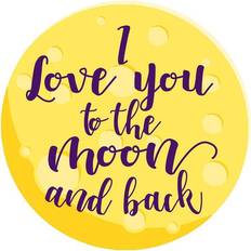 Barato Toallas de baño I Love You To The Moon And Back Microfibra 150 x 150 cm Toalla de baño