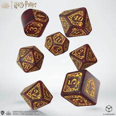 Q Workshop Harry Potter Gryffindor Modernes 7-Würfel-Set Rot