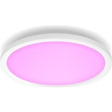 Belysning led panel rund Philips Hue Surimu Round Panel White Takplafond ∅ 39.5cm
