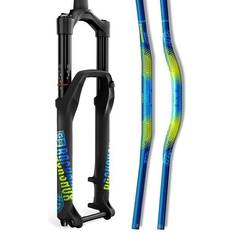 Rockshox Styrestammer Rockshox Troy Lee Designs Klistermærkesæt blå/gul Reservedele Forgafler 2022