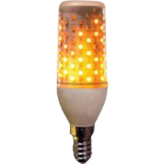 Firelamp e14 Firelamp Flammepære E27 3W 1830K hvid/klar