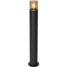 QAZQA Sort Gulvlamper & Havelamper QAZQA Stående udendørslampe Pullert
