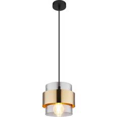 Globo Lighting Light Black 120cm H x 18cm W x 18cm D Pendant Lamp