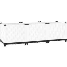 VidaXL Plast Plantekasser vidaXL højbed 120x40x38 polypropylen Plantekasse