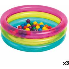 Paddling Pool Intex Schwimmmbad mit Kugeln 86 x 25 x 86 cm 3 Stück