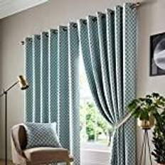Alan Symonds Teal, 66" Alan Symonds Eyelet Ring Top