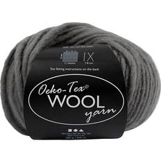 Grijs Garens Creativ Company Wool yarn, L: 50 m, grey, 50 g/ 1 ball