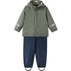 9-12M Regntøy Reima Toddler's Rain Set Tihku - Greyish Green (5100021A-8920)