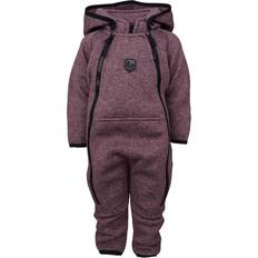 Lila Fleeceoveraller Barnkläder Lindberg Bormio Fleece Suit - Dusty Mauve