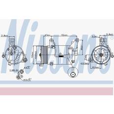 NISSENS Kompressor, klimatanläggning 5707286358492