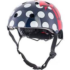 Cykelhjelm til børn, polka prikker