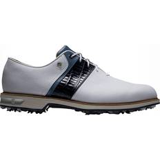 Golf Shoes FootJoy Men's Premiere Series-Packard Golf Shoe, White/Navy/Light Blue