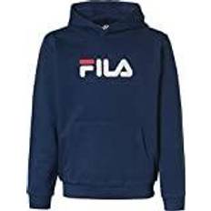 Fila hoodie barn Barnkläder Fila Sande Classic Logo Hoody Hoodtröjor Medieval Blue 158/164