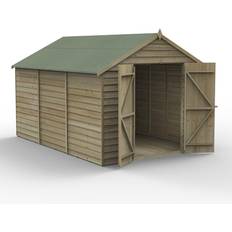 12 x 8 shed Forest Garden 12X8 Ft Overlap (Building Area )