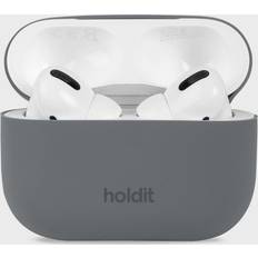 Cuffie Holdit Custodia In Silicone AirPods Pro 2 Space Gray