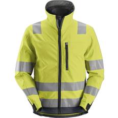 Sininen Työtakit Snickers Softshell-huomiotakki AllroundWork 1230, keltainen/sininen