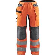 Arbejdstøj & Udstyr Blåkläder High Vis Buks Med Stretch - Orange/Mellemgrå