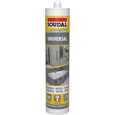 Plata Masillas y Productos de Construcción Soudal Silicona Universal Aluminio 280 ml 115924 1pcs