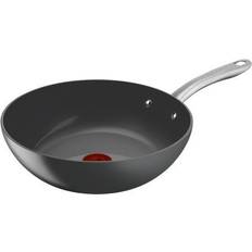 Gris Poêles Wok Tefal Poêle C4241953 Gris Clair Aluminium 28 cm