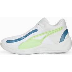 Dame - Multifarvet Basketballsko Puma Rise Nitro Unisex Low Top Shoes - White