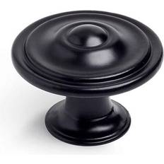 Poignées de porte REI Lot De 4 Boutons De Meuble Rond Zamak Peint H.26 x 35 x P.35 mm 1pcs