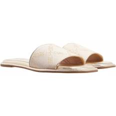 Goud Slippers Michael Kors Hayworth Slide - Naturel