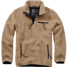 Brandit Man Truien Brandit Teddyfleece Pullover - Camel