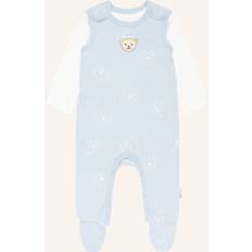 6-9M Øvrige sæt Steiff Sæt Romper T-shirt Med Lange Ærmer - Blå