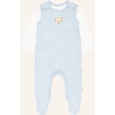 Steiff Set Tutina + T-shirt Manica Lunga GOTS - Blu