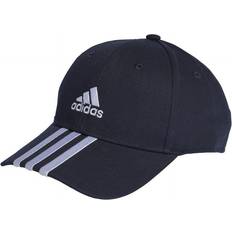 Blu Cappelli Adidas Baseball 3-Stripes Cotton Twill Baseball Cap - Legend Ink/White