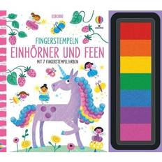 Versandverpackungen Usborne Fingerstempeln: Einhörner und Feen