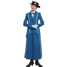 Disney Mary Poppins Blue Coat Costume XL