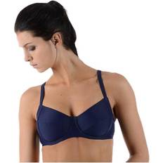 Blå - Dame Bikinier Abecita Alanya Wire Bra Blue Female