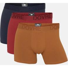 Dovre 3-Pack Bambus Boxershorts - Blå/Rød